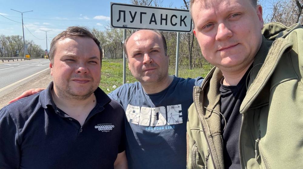 Рязанские коммунисты доставили в Луганск гуманитарный груз