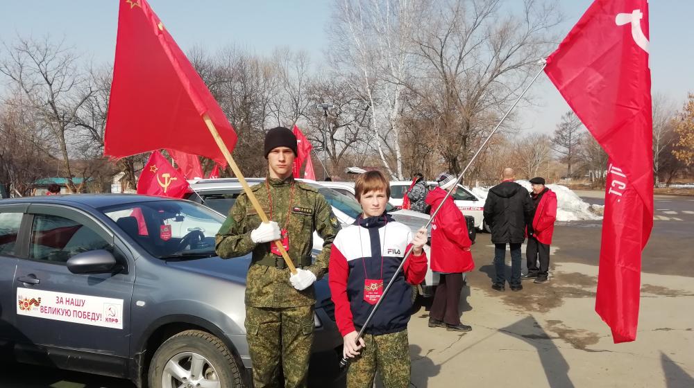 Знамя Победы алеет в Еврейской АО