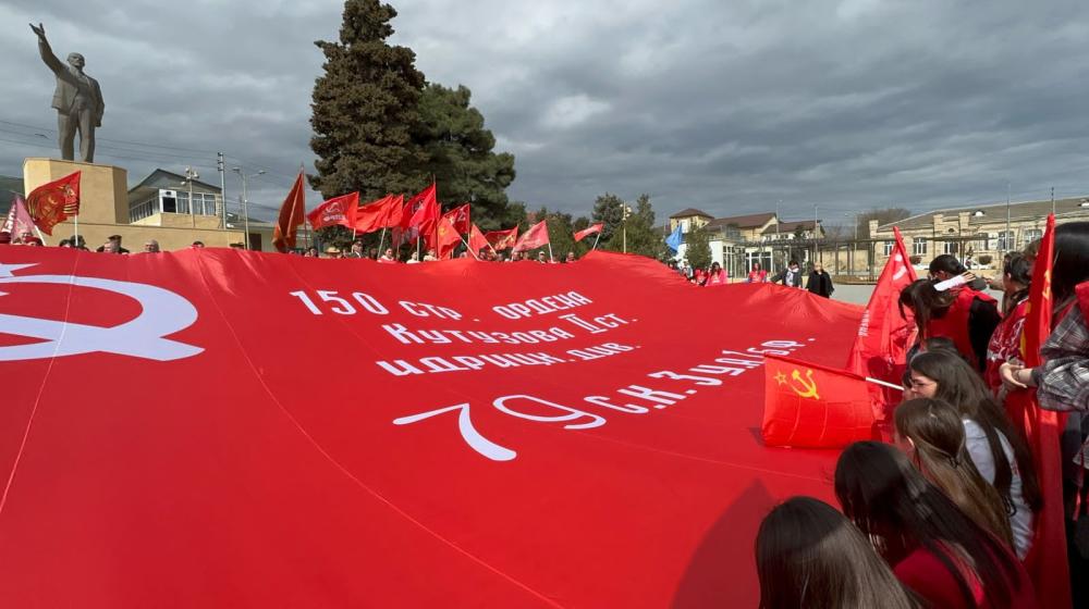 Антифашистская марш-эстафета «Наша Великая Победа» в Республике Дагестан