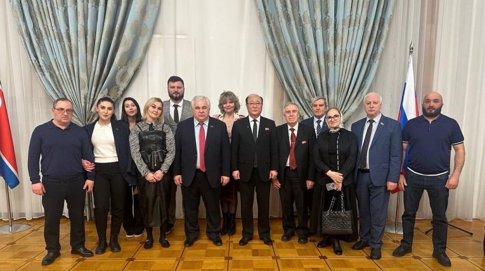 К.К. Тайсаев посетил Посольство КНДР в РФ по случаю 113-й годовщины со дня рождения товарища Ким Ир Сена