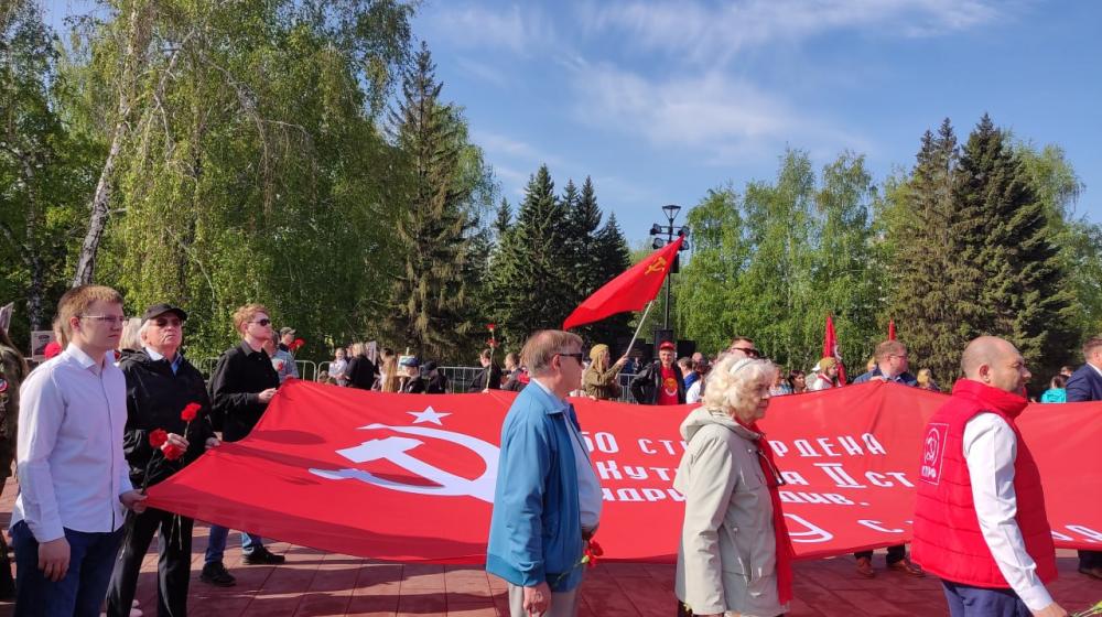 Юбилей Великой Победы широко отметили коммунисты Алтайского края