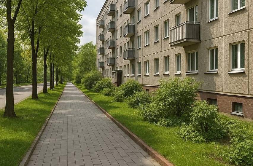 Москва. Народная приемная КПРФ в ВАО. Жители дома в Измайлове при поддержке депутата Госдумы С.П. Обухова добились восстановления тротуара