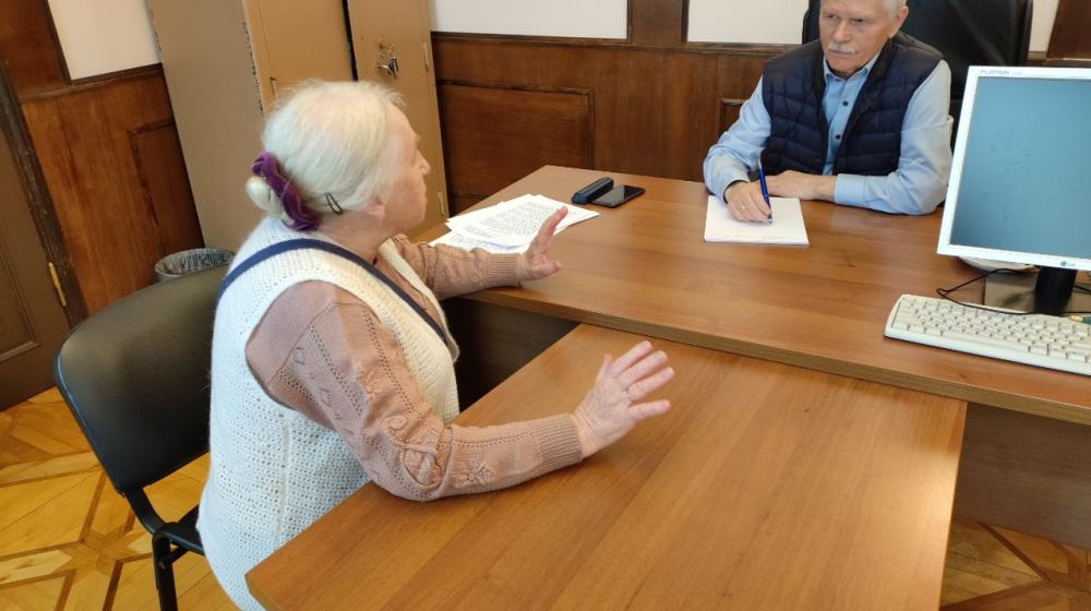 Депутат КПРФ Сергей Пантелеев провел прием жителей Санкт-Петербурга и Ленинградской области