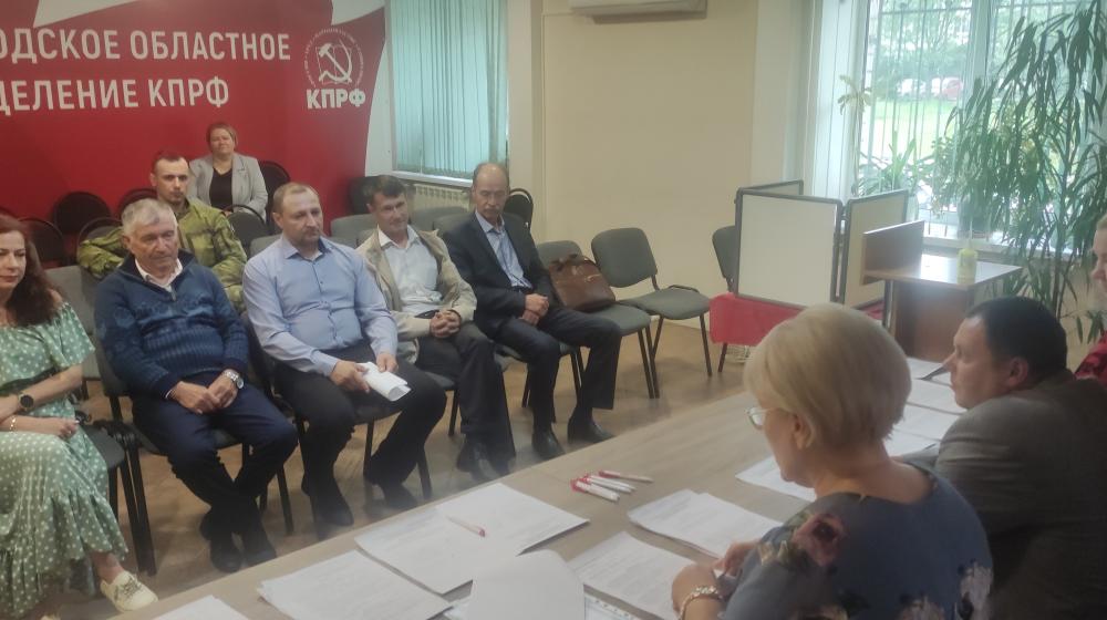 Новгородские коммунисты завершили выдвижение кандидатов в депутаты на муниципальных выборах