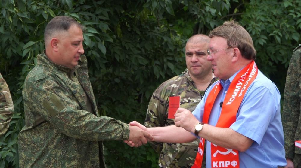 В Льговском районе Курской области состоялось торжественное вручение партийных билетов