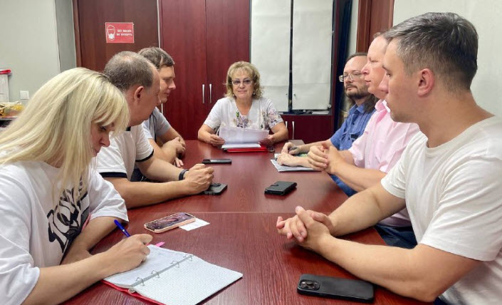 В Саратовском обкоме КПРФ состоялось очередное заседание штаба, посвящённое подготовке к выборам 2025-2026 годов