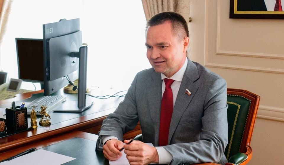 Глава Республики Марий Эл Юрий Зайцев и депутат Госдумы Сергей Казанков провели рабочую встречу