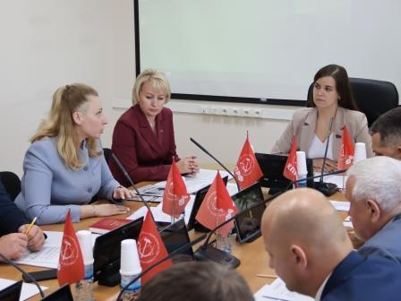 Мария Дробот приняла участие в заседании фракции КПРФ в Законодательном Собрании Пермского края