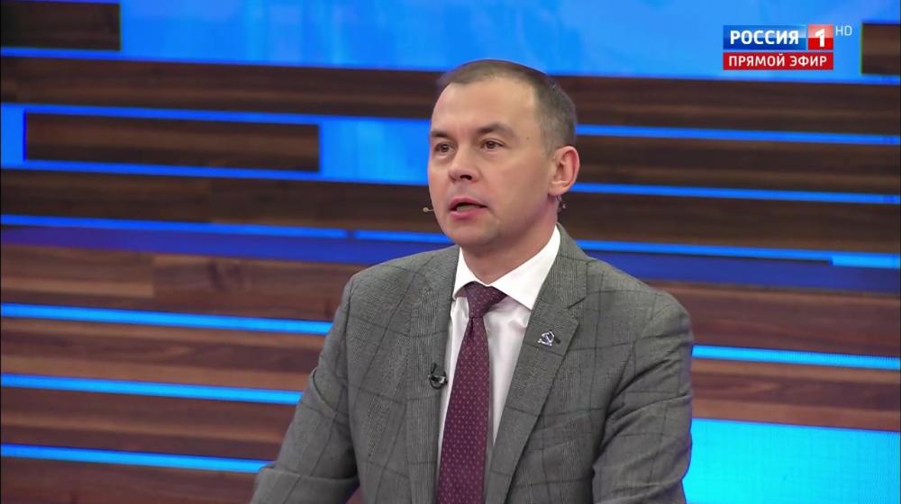 Юрий Афонин в эфире «России-1» поздравил братский народ Белоруссии с Днём народного единства