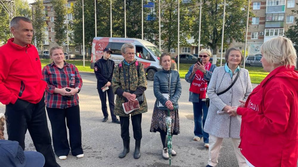 Выборы в Пермском крае. Кандидат на пост губернатора от КПРФ Ксения Айтакова провела встречу с избирателями в Кудымкаре