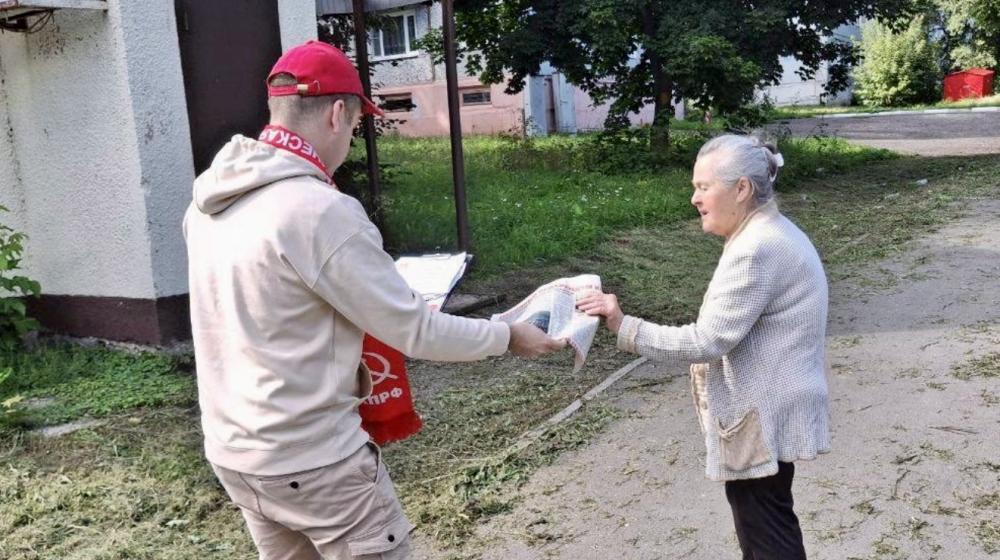 В Тульской области кандидаты от КПРФ на муниципальных выборах продолжают проводить активную агитацию во всех муниципалитетах