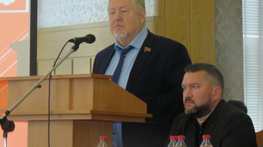 Сергей Обухов на XI Съезде народных депутатов Новосибирской области: население хочет социализма