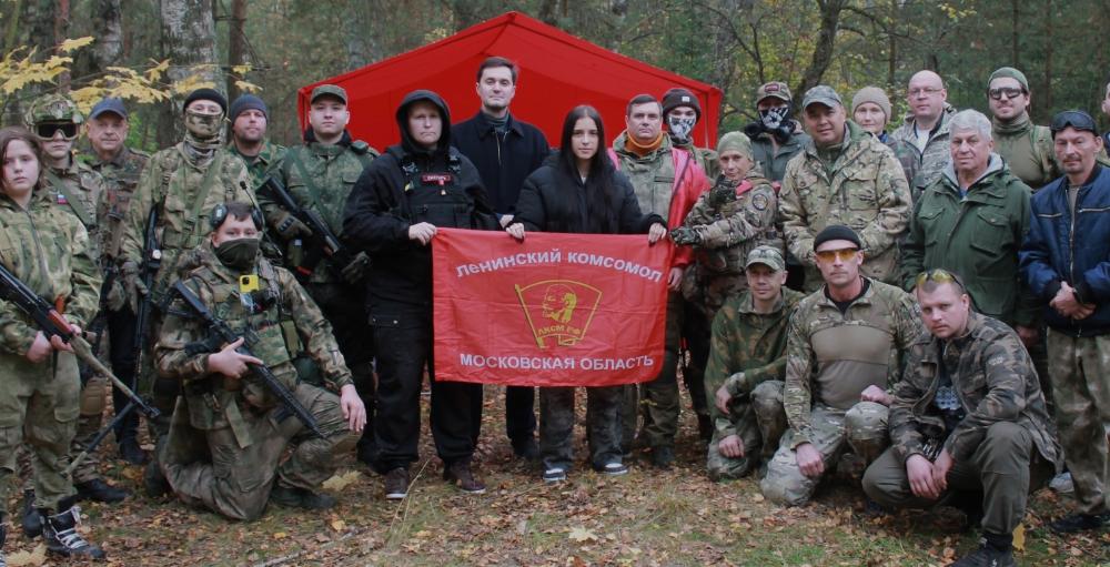 Подмосковный комсомол провел практический курс по военно-полевой медицине на полигоне «Дружба» в городе Балашиха