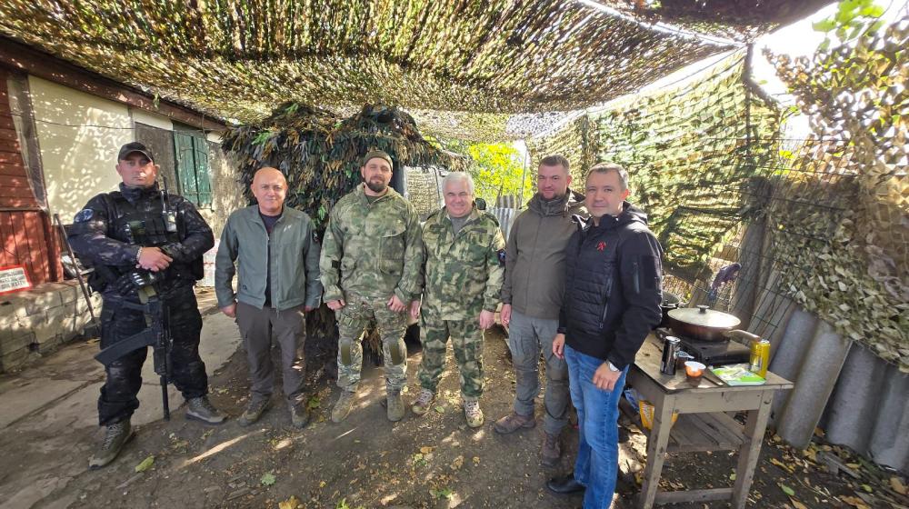 К.К.Тайсаев в ЛНР: поддержка бойцов и развитие партийных организаций