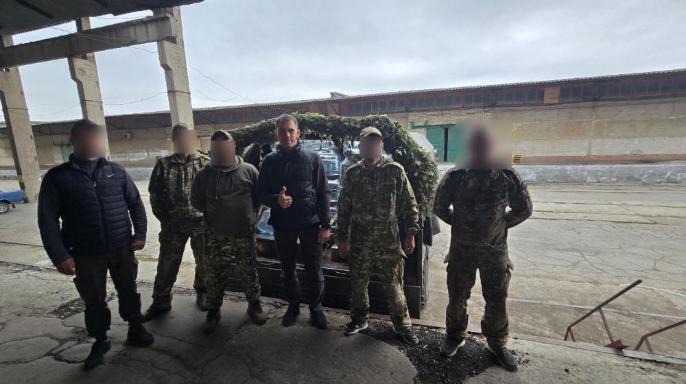 Херсонская область. КПРФ доставила военнослужащим более 30 тонн питьевой воды в рамках 144-го гуманитарного конвоя
