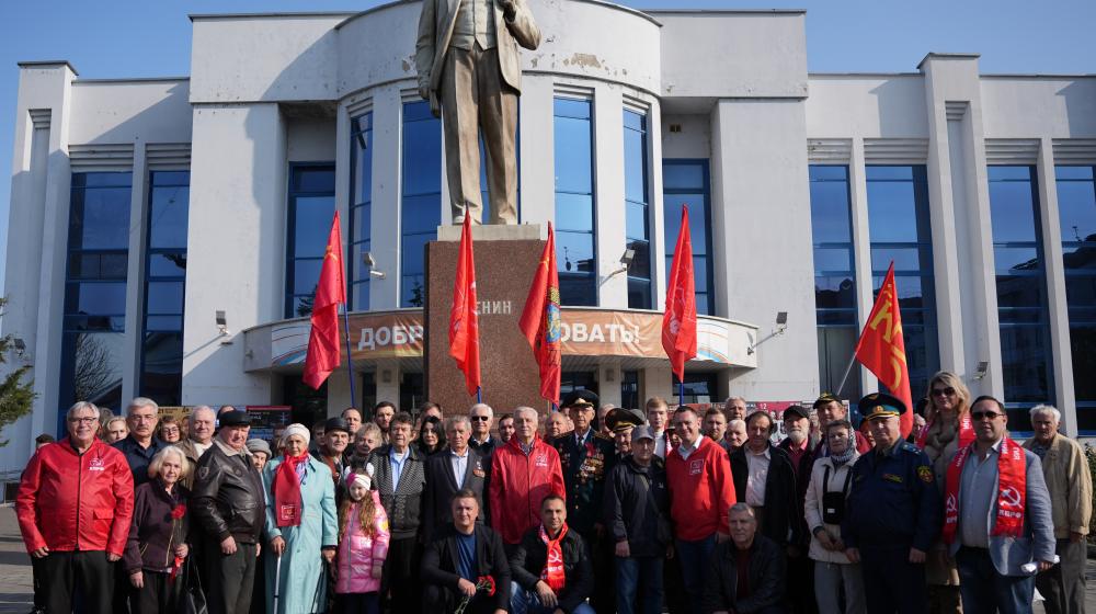Краснодарский край. Коммунисты и сторонники КПРФ отметили День Великого Октября