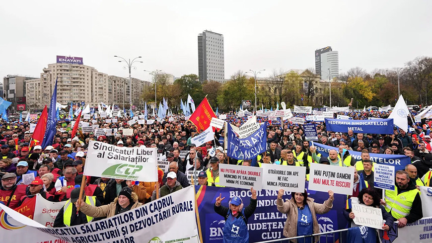 Газета «Правда» о массовых протестах в Румынии