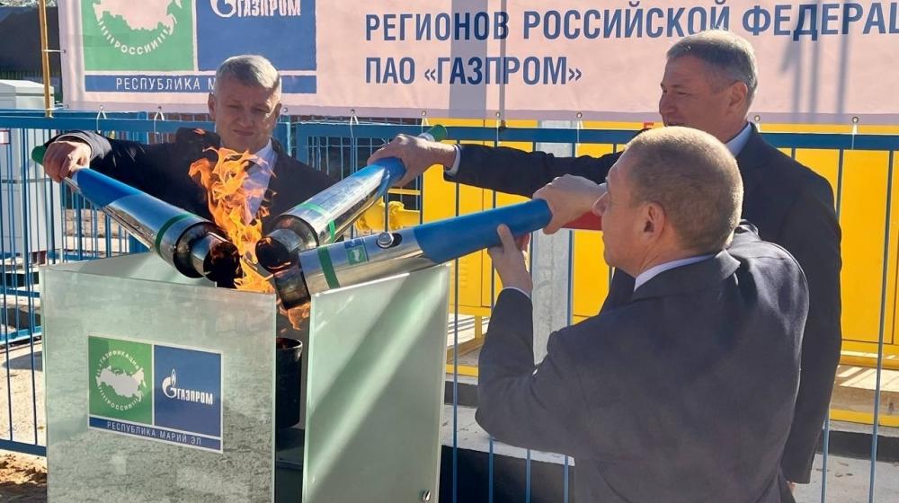 Республика Марий Эл. При содействии С.И. Казанкова газифицирована деревня Алмаметьево