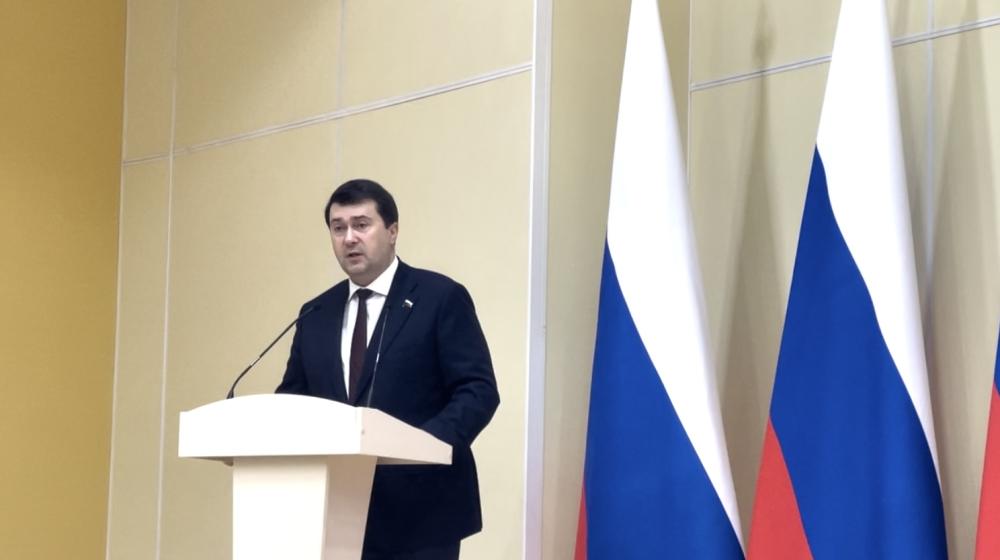 Олег Лебедев передал слова приветствия от лидера КПРФ Г.А. Зюганова участникам Всероссийской научно-практической конференции в Вологде
