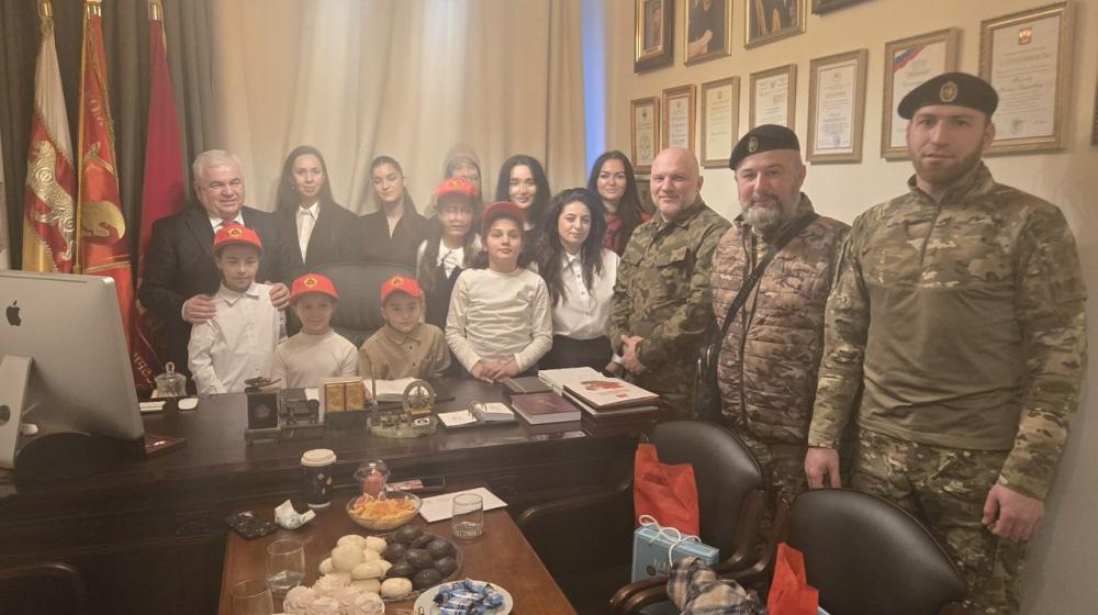 К.К. Тайсаев и А.М. Гибатдинов встретились с детьми участников специальной военной операции