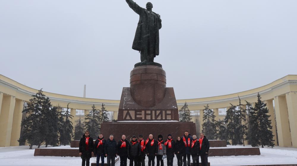 Сталинградские коммунисты провели памятные мероприятия в годовщину смерти Ленина