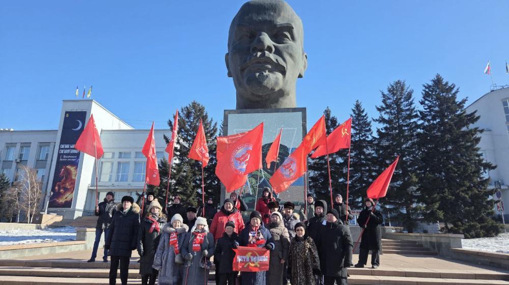 Коммунисты Бурятии отметили 108-ю годовщину «Несокрушимой и легендарной Красной Армии!»