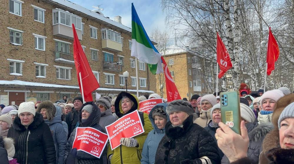 Республика Коми. Мороз и административный ресурс не сломили – жители п.г.т. Жешарт вышли на митинг за национализацию комбината