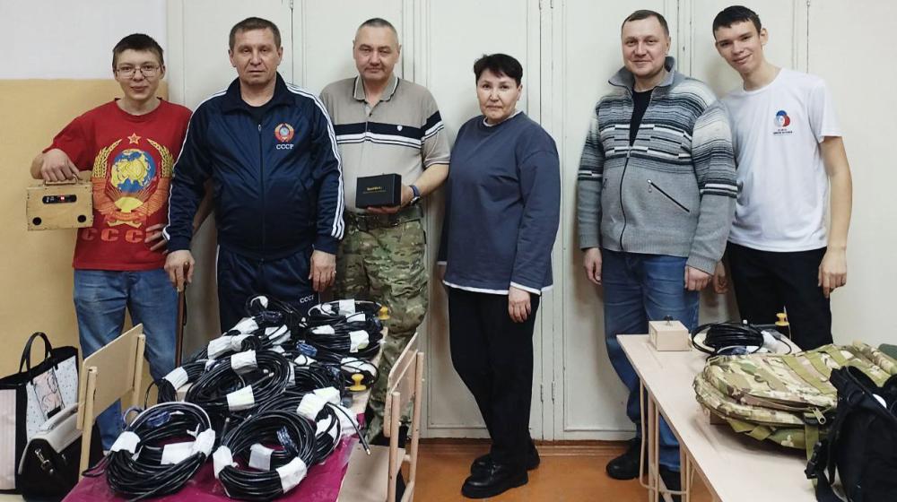 Тюменская область. КПРФ передала в зону СВО 500 метров кабеля для обеспечения надежной связи