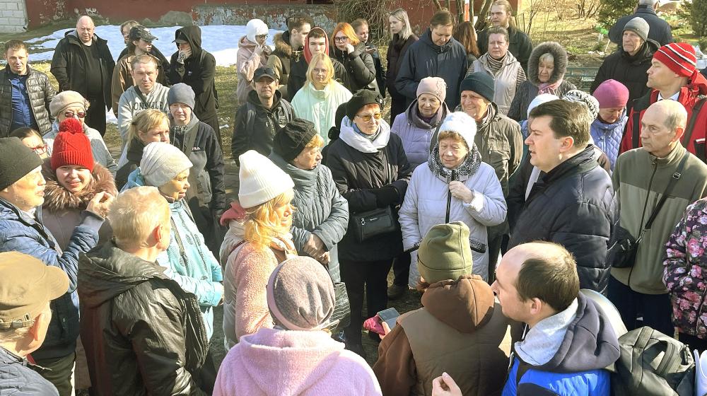 Олег Лебедев продолжает массовые встречи с жителями города Твери