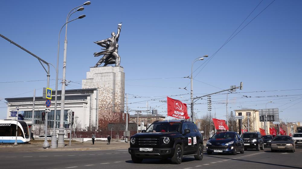 На улицах столицы «Красные крылья Победы»