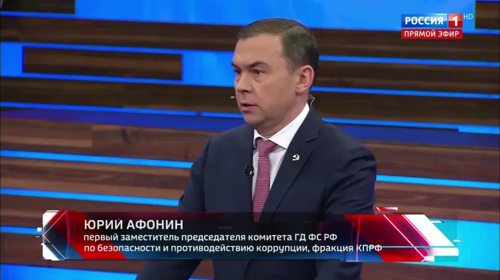Юрий Афонин в эфире «России-1»: КПРФ отправила 152-й гуманитарный конвой и будет наращивать поддержку фронта