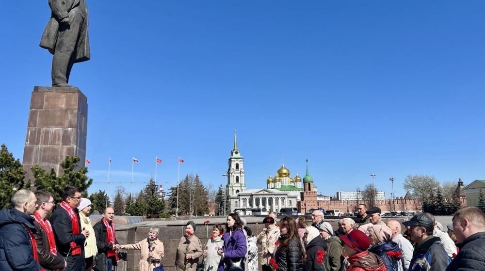 В Тульской области прошли праздничные мероприятия в ознаменование 156-й годовщины со дня рождения В.И. Ленина