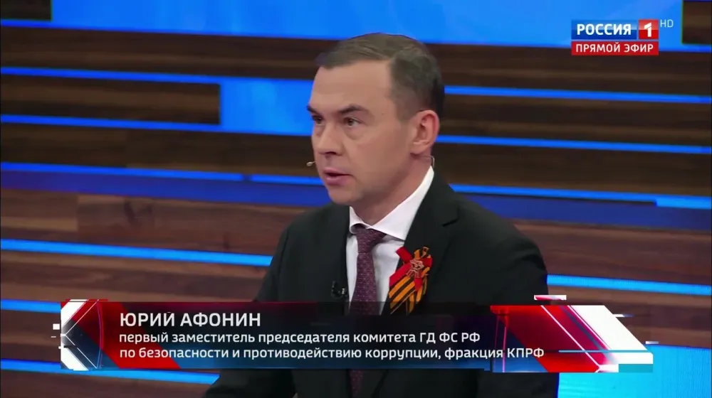 Юрий Афонин поздравил зрителей телеканала «Россия-1» с Днём Великой Победы