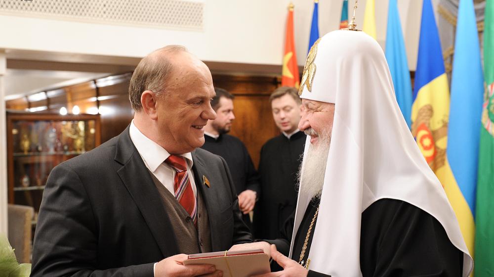 Г.А. Зюганов поздравил Патриарха Кирилла с Днем славянской письменности и культуры и тезоименитством