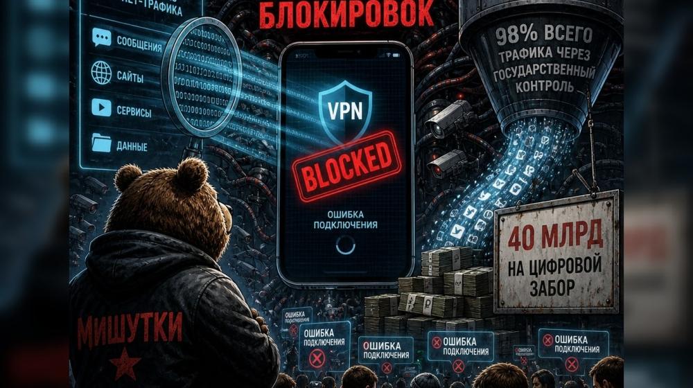 Публицист Никита Попов: Пока стране рассказывают сказки про «цифровой суверенитет», Роскомнадзор уже вполне официально ставит себе KPI по массовой блокировке VPN