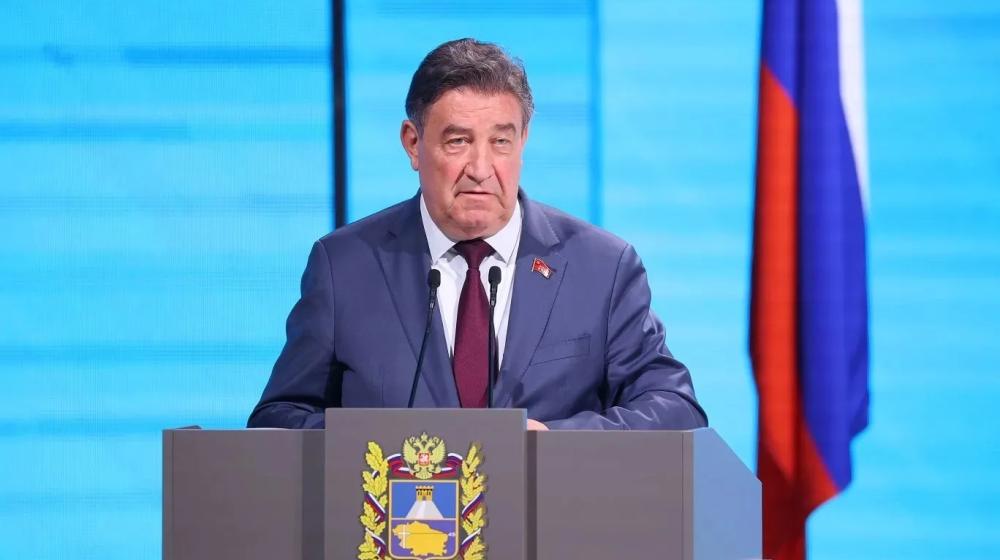 Лидер КПРФ Ставрополья Виктор Гончаров выступил на отчёте Губернатора Ставропольского края