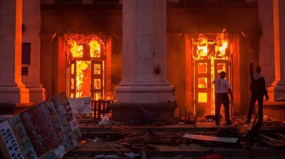 Дата в истории. 2 мая 2014 г. Трагедия в Одессе. В Доме профсоюзов украинскими нацистами были заживо сожжены десятки горожан – противников «евромайдана»