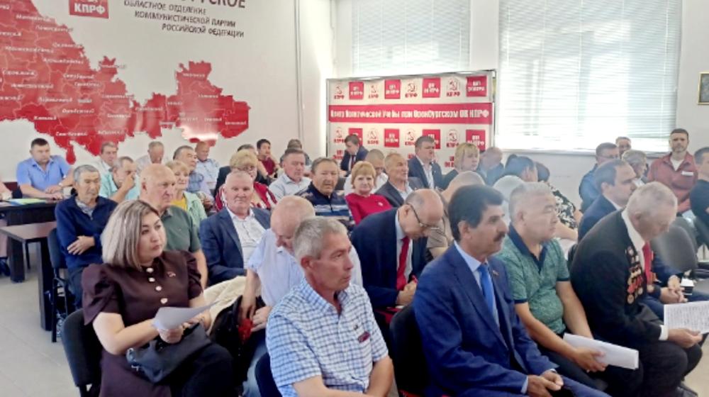 Первый секретарь Оренбургского областного комитета КПРФ М. А. Амелин рассказал о выдвижении областных кандидатов к предстоящим выборам