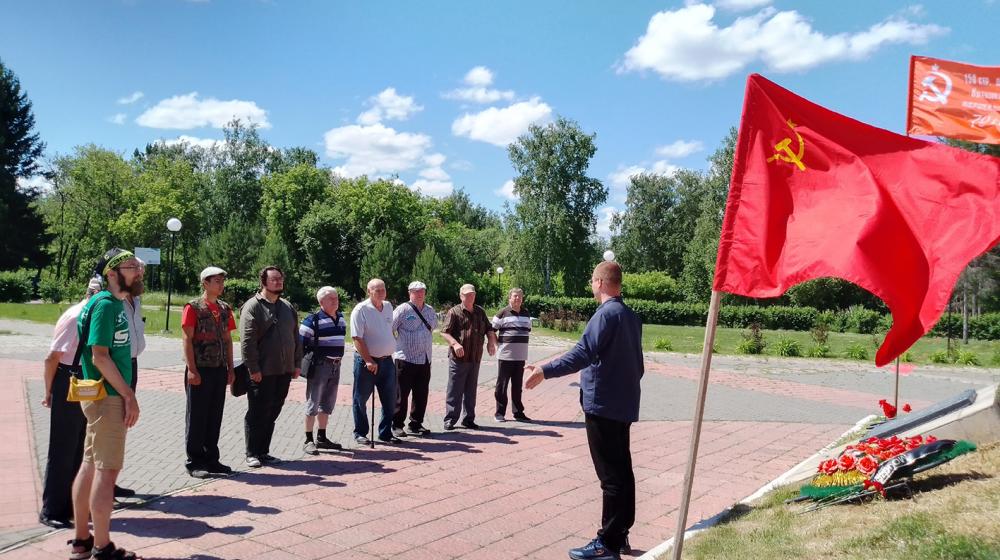 Омск. Мемориальная акция к годовщине Марьяновских боев