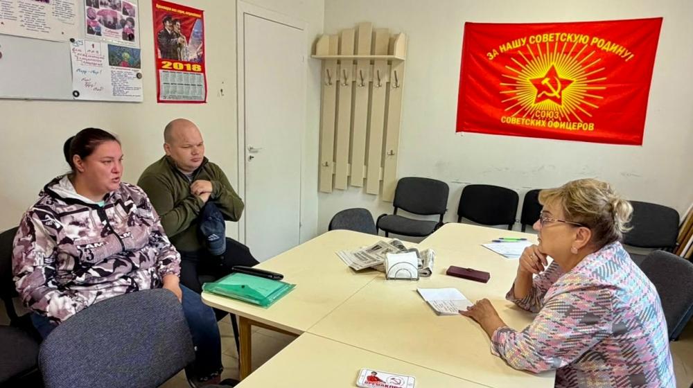 Ольга Алимова в рамках работы в Гвардейске провела прием граждан по личным вопросам