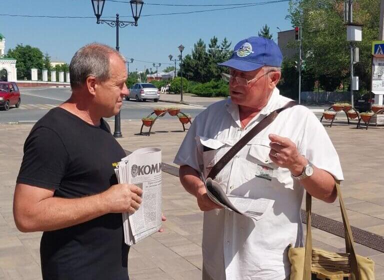 Саратовская область. Совместный агит-рейд балаковских и вольских коммунистов