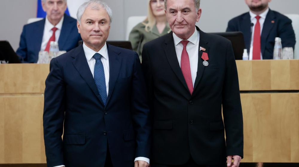 Николай Васильев награжден медалью ордена «За заслуги перед Отечеством» II степени