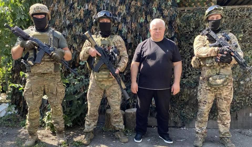 К.К. Тайсаев на Донбассе: поддержка бойцов и помощь детям