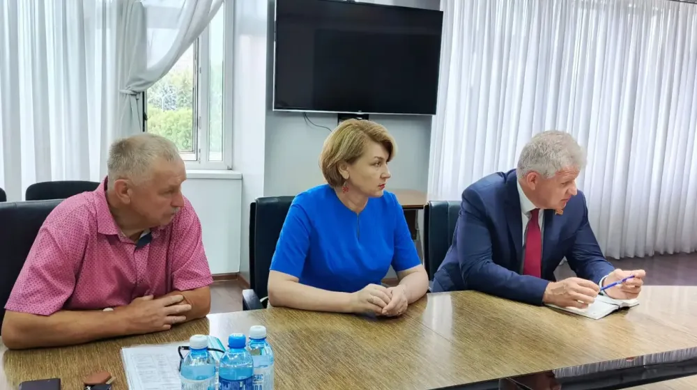 Депутат Госдумы Алексей Куринный и глава Новокузнецка Денис Ильин провели рабочую встречу