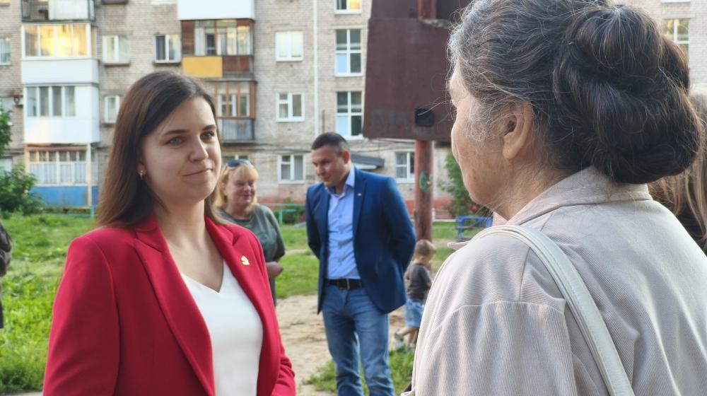 Пермский край. Руководитель фракции КПРФ в краевом парламенте встретилась с жителями Свердловского района