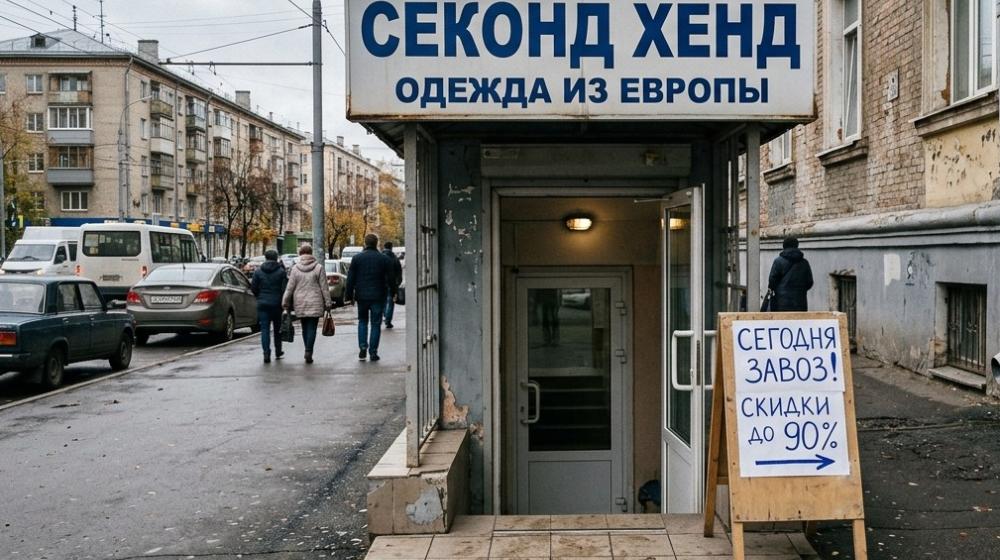 «Триумф экономики обносков» — газета «Правда» о том, что россияне вынуждены покупать одежду с чужого плеча