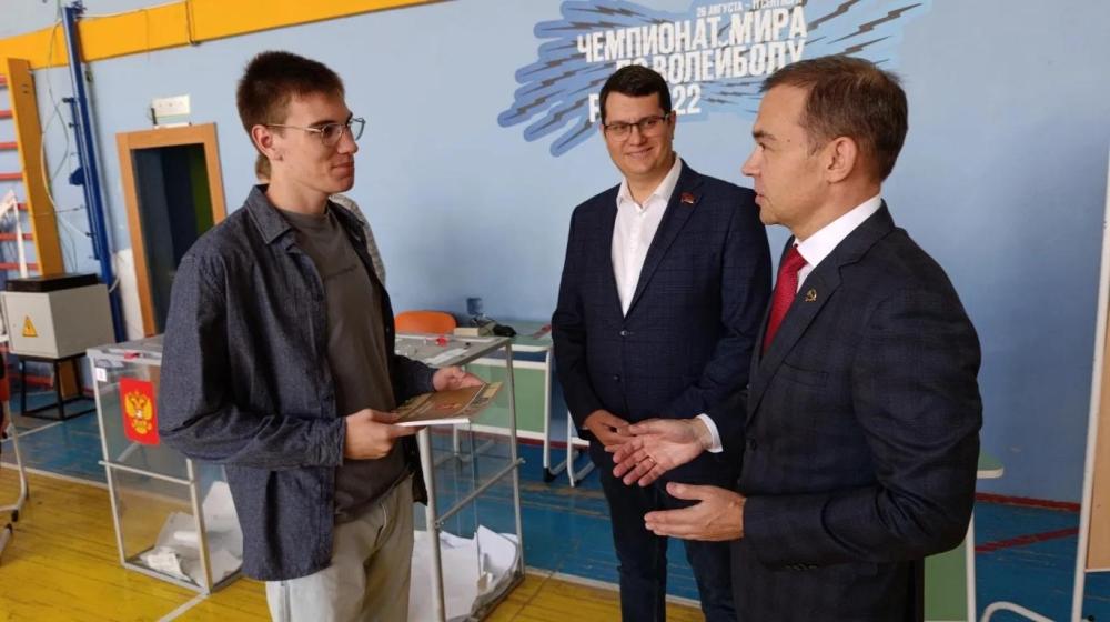 Юрий Афонин проголосовал на выборах депутатов Государственной Думы в Туле