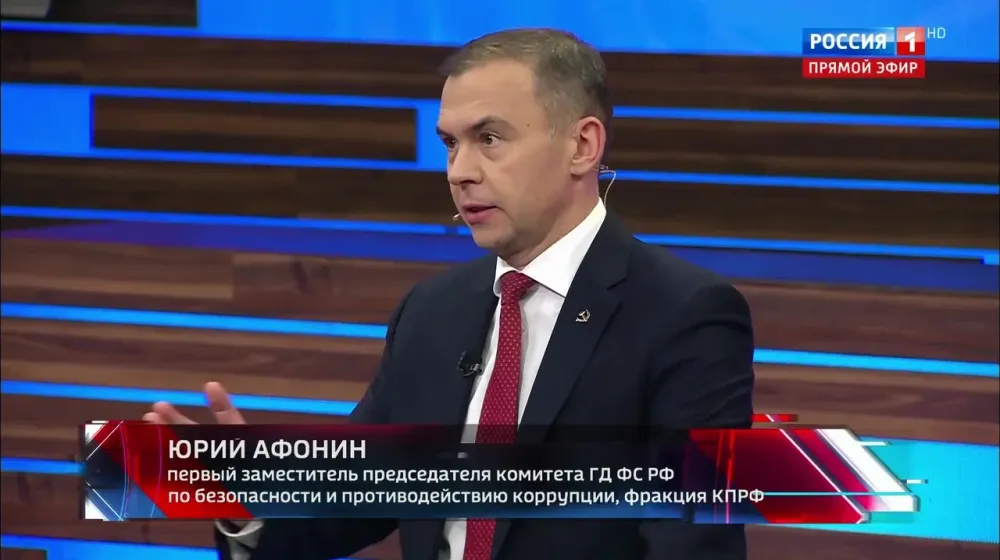 Юрий Афонин в эфире «России-1» привёл слова И. В. Сталина о том, что Запад выбросил за борт знамя буржуазно-демократических свобод