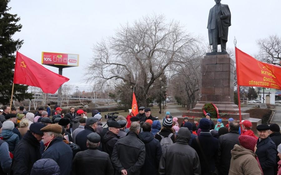 Омский обком КПРФ заявляет решительный протест против планов по переносу памятника В.И. Ленину