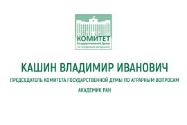 Доклад Владимира Кашина на XVI Международном форуме «Дни сада в Бирюлево»
